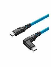 Kabel fotograficzny tethering Mathorn MTC-511 5m 10Gbps 60W USB C-C90 ArcticBlue