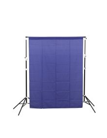 GlareOne Niebieskie tło materiałowe Blue Screen Backdrop 1.5x2.1
