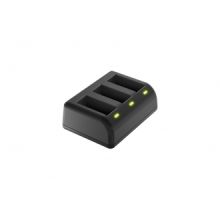 Ładowarka trójkanałowa Newell SDC-USB do akumulatorów AHDBT-901 do GoPro