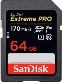 SanDisk Extreme Pro SDXC UHS-I 64GB (170 MB/s)
