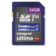 INTEGRAL HIGH SPEED SDHC/XC V30 UHS-I U3 32GB